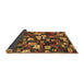 Sideview of Abstract Brown Contemporary Rug, con1628brn