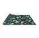 Sideview of Abstract Light Blue Contemporary Rug, con1628lblu