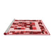 Contemporary Red Washable Rugs