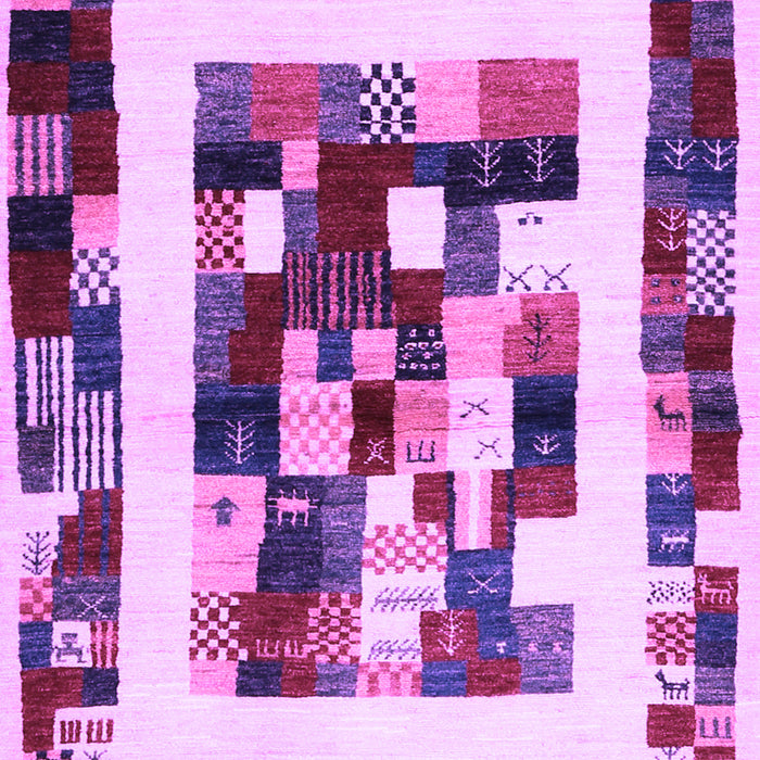 Machine Washable Abstract Purple Contemporary Area Rugs, wshcon1629pur