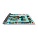 Sideview of Abstract Light Blue Contemporary Rug, con1629lblu