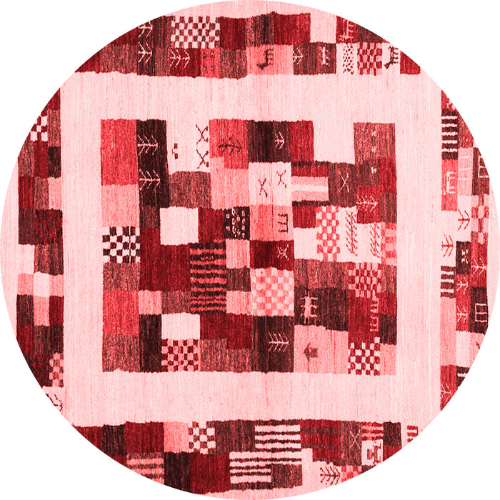 Abstract Red Contemporary Rug, con1629red