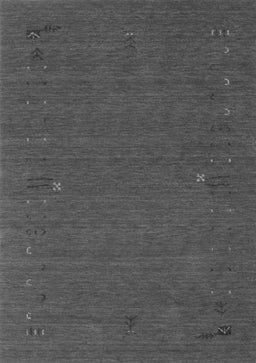 Abstract Gray Contemporary Rug, con162gry