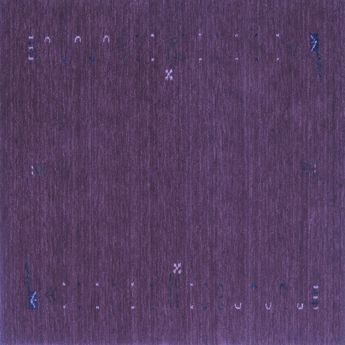 Square Abstract Blue Contemporary Rug, con162blu