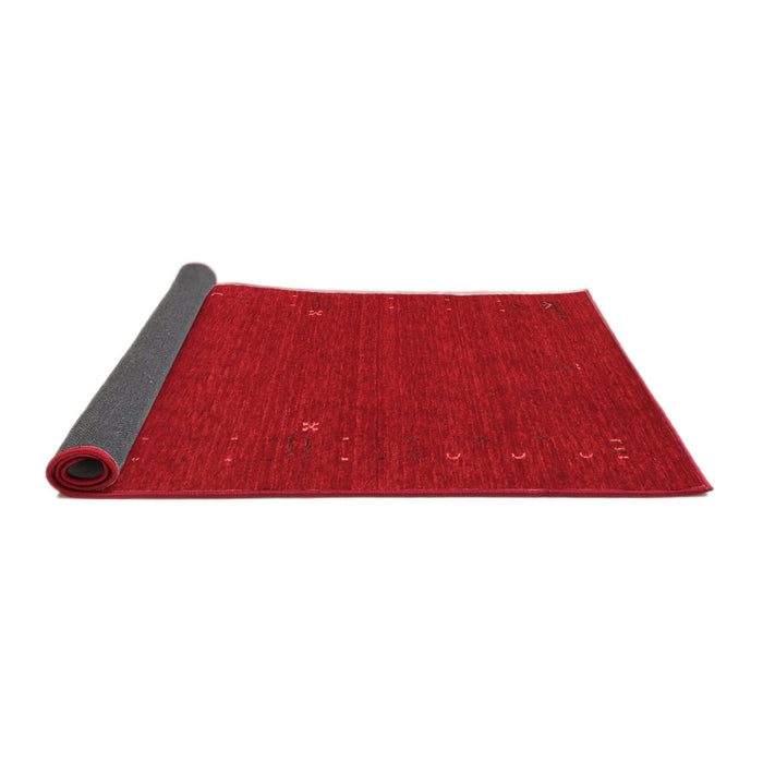 Abstract Red Contemporary Area Rugs