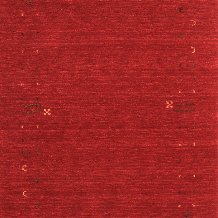 Abstract Orange Contemporary Rug, con162org