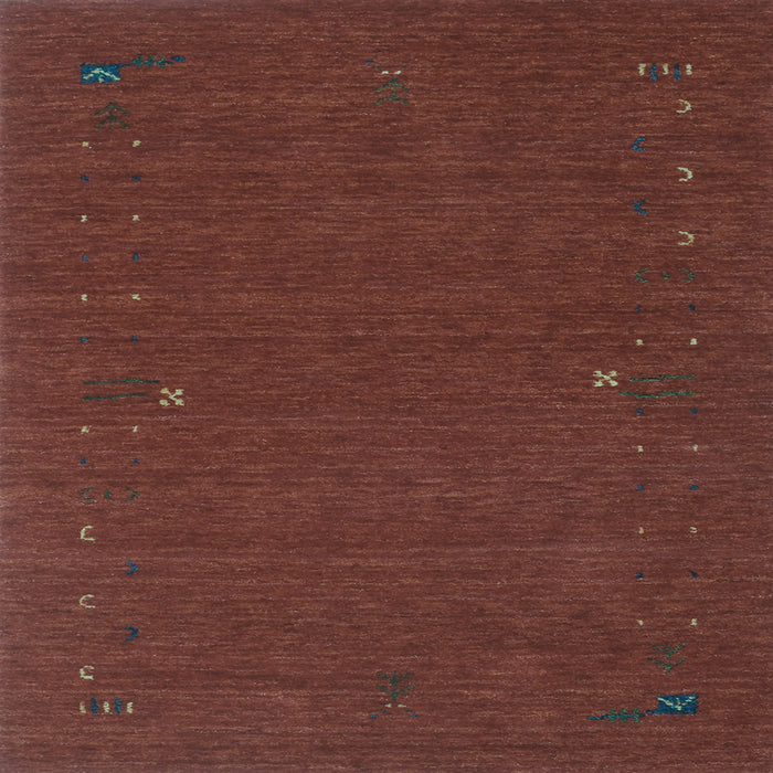 Square Abstract Light Blue Contemporary Rug, con162lblu