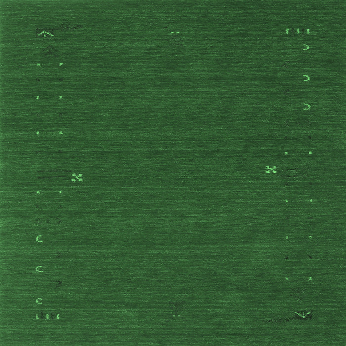 Square Abstract Emerald Green Contemporary Rug, con162emgrn