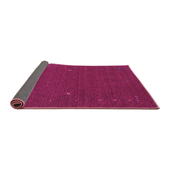 Sideview of Abstract Purple Contemporary Rug, con162pur