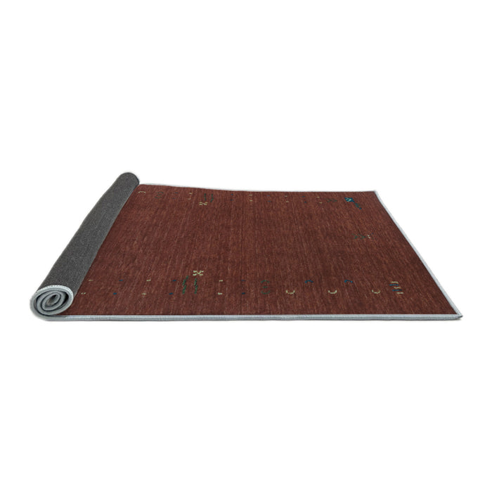 Sideview of Abstract Light Blue Contemporary Rug, con162lblu