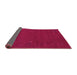 Sideview of Abstract Pink Contemporary Rug, con162pnk