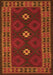 Oriental Orange Traditional Rug, con1630org