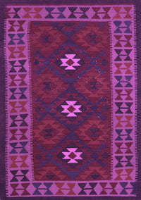 Oriental Purple Traditional Rug, con1630pur