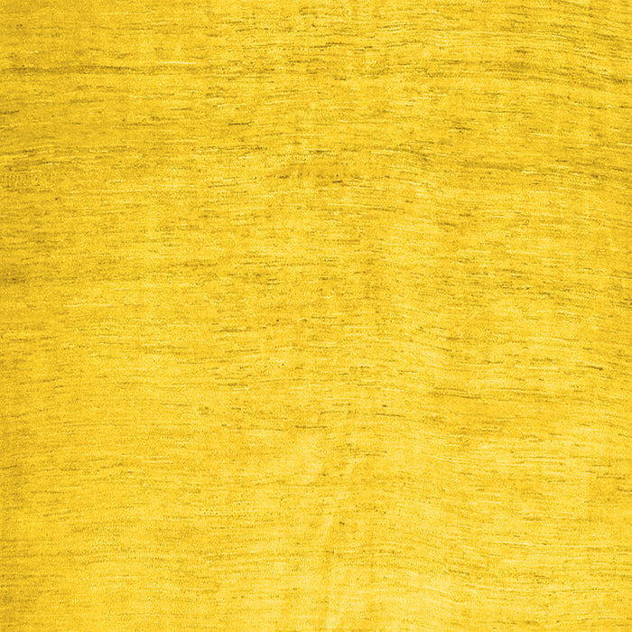 Machine Washable Solid Yellow Modern Rug, wshcon1631yw