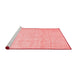 Modern Red Washable Rugs