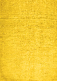 Solid Yellow Modern Rug, con1631yw