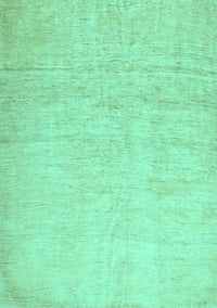 Solid Turquoise Modern Rug, con1631turq