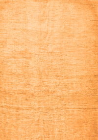 Solid Orange Modern Rug, con1631org