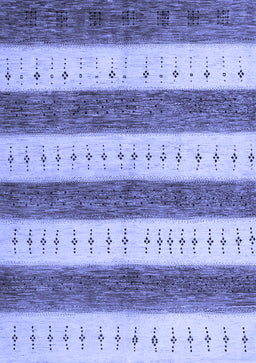 Abstract Blue Contemporary Rug, con1632blu