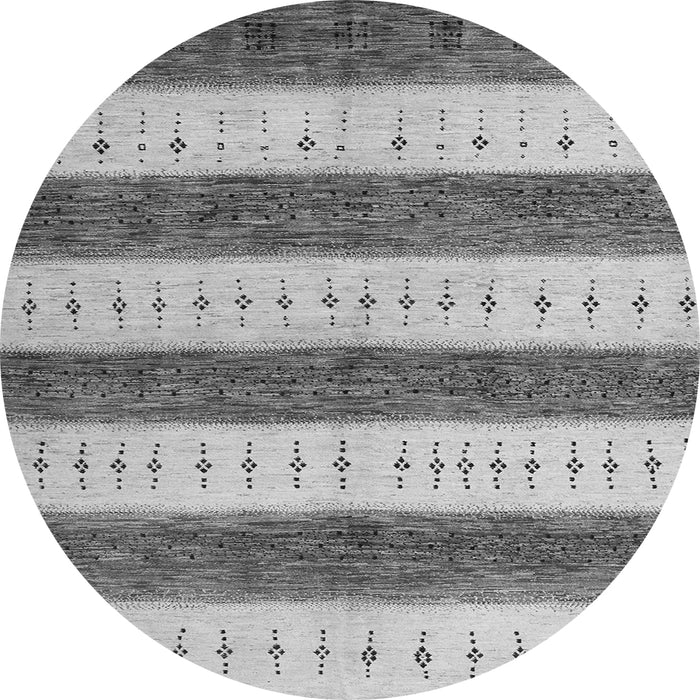 Machine Washable Abstract Gray Contemporary Rug, wshcon1632gry