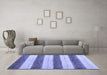 Machine Washable Abstract Blue Contemporary Rug in a Living Room, wshcon1632blu