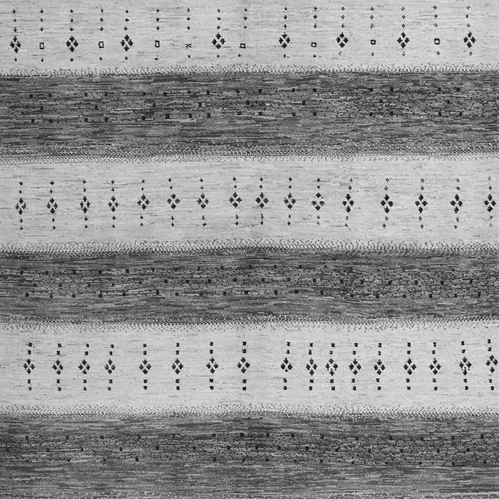 Abstract Gray Contemporary Rug, con1632gry