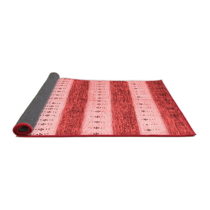 Abstract Red Contemporary Area Rugs