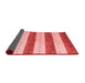 Abstract Red Contemporary Area Rugs