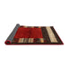 Thickness of Contemporary Sienna Brown Modern Rug, con1633