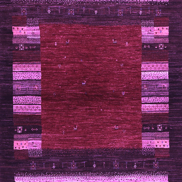 Machine Washable Abstract Purple Contemporary Area Rugs, wshcon1633pur
