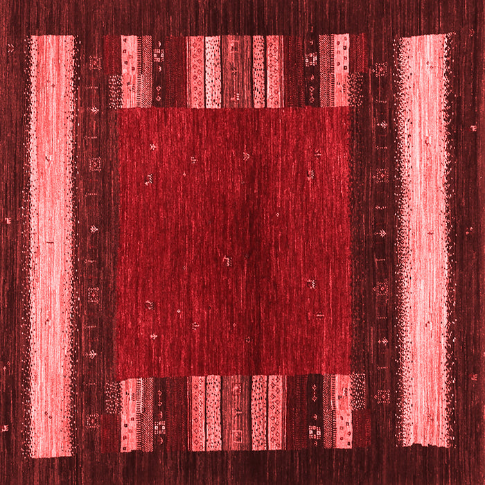 Machine Washable Abstract Red Contemporary Rug, wshcon1633red