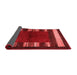 Abstract Red Contemporary Area Rugs