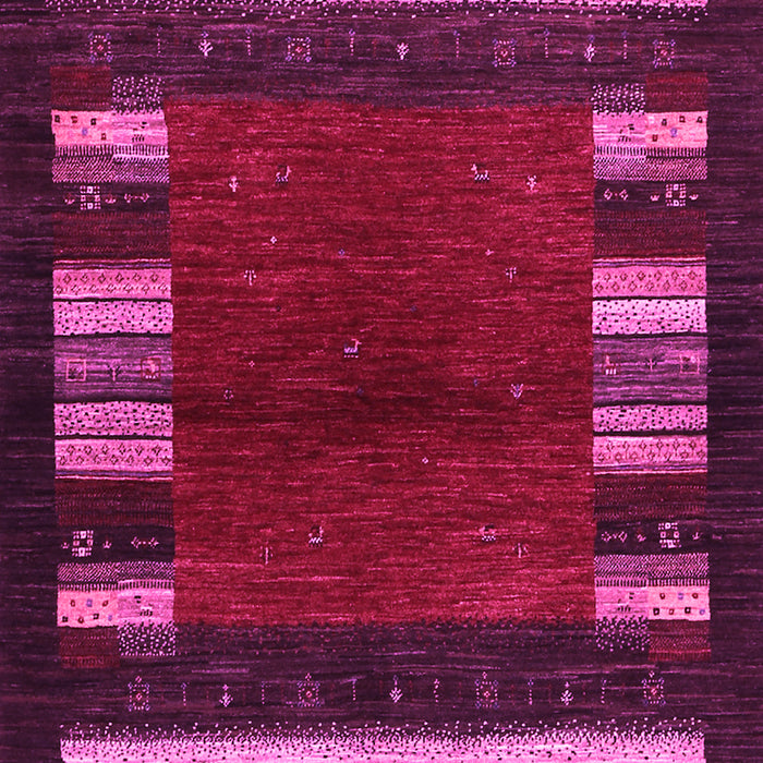 Abstract Pink Contemporary Rug, con1633pnk