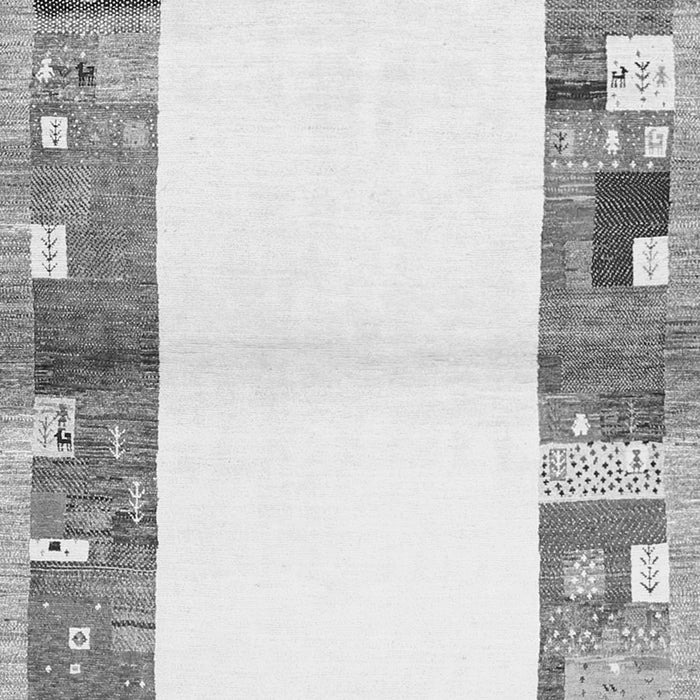 Solid Gray Modern Rug, con1634gry