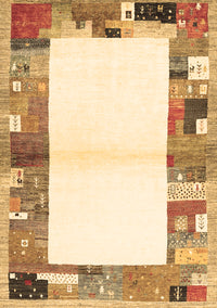 Solid Brown Modern Rug, con1634brn