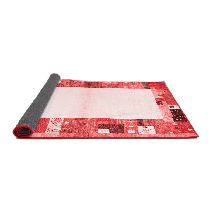Solid Red Modern Area Rugs