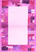 Solid Pink Modern Rug, con1634pnk