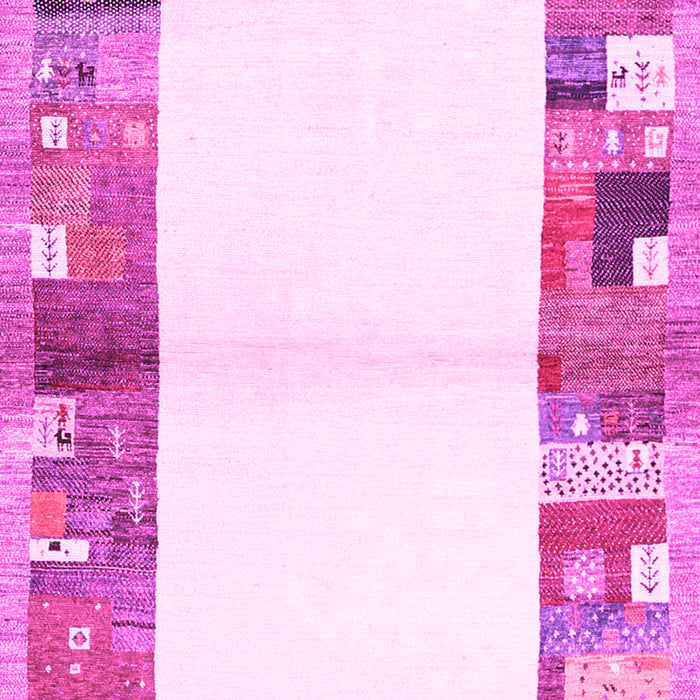 Solid Pink Modern Rug, con1634pnk