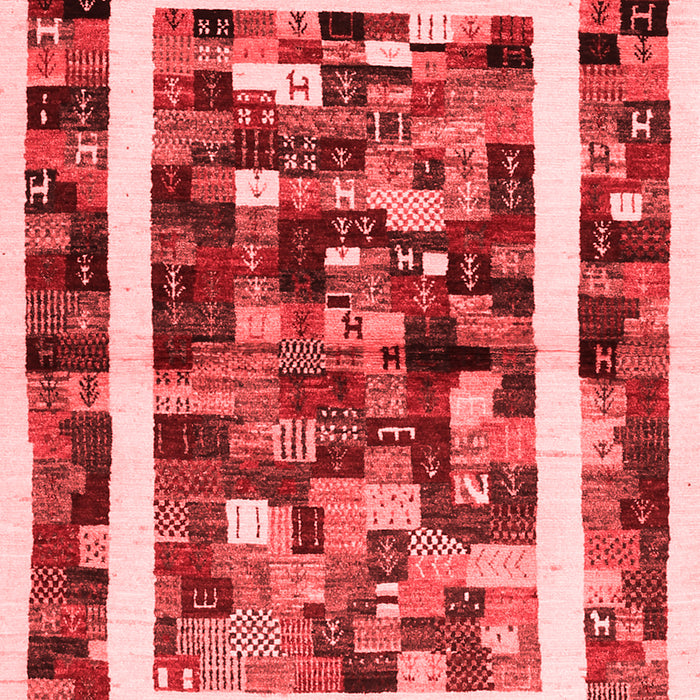 Abstract Red Contemporary Area Rugs