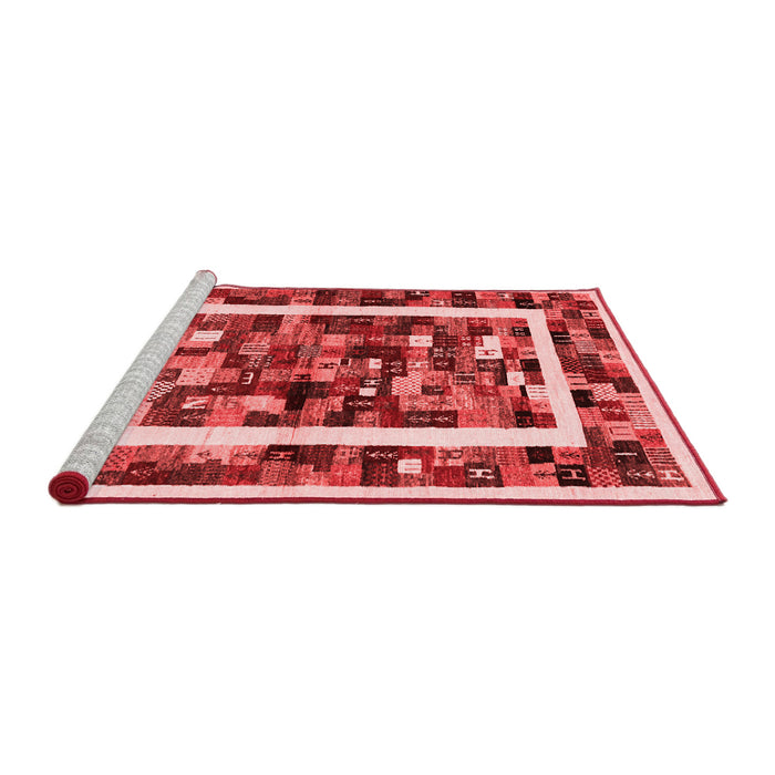 Contemporary Red Washable Rugs