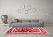 Contemporary Red Washable Rugs