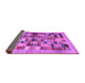 Sideview of Abstract Purple Contemporary Rug, con1636pur