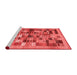 Contemporary Red Washable Rugs