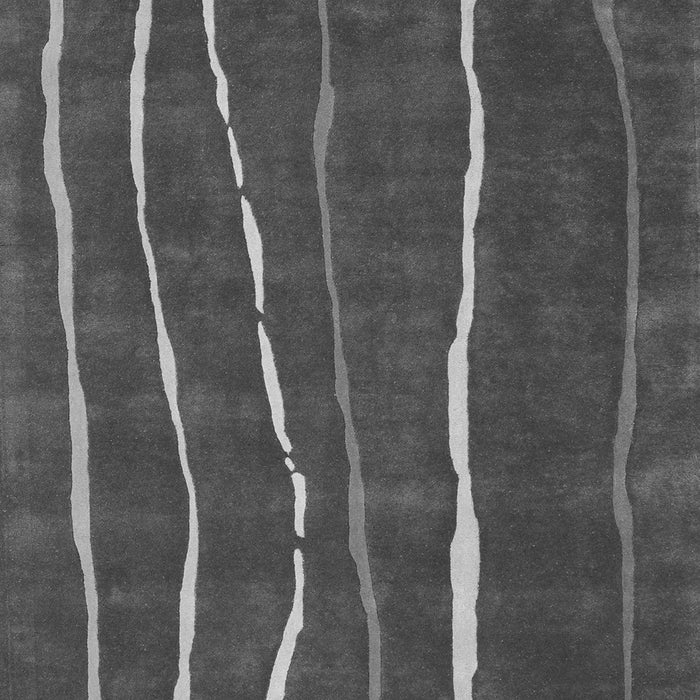 Serging Thickness of Machine Washable Abstract Gray Contemporary Rug, wshcon1637gry