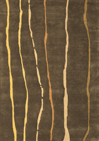 Abstract Brown Contemporary Rug, con1637brn