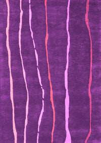 Abstract Pink Contemporary Rug, con1637pnk