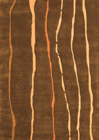 Abstract Orange Contemporary Rug, con1637org