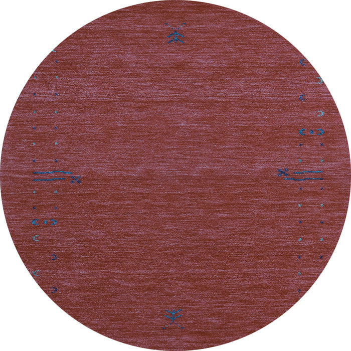 Round Machine Washable Abstract Light Blue Contemporary Rug, wshcon1638lblu