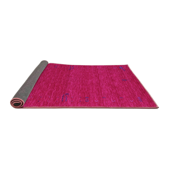 Sideview of Abstract Pink Contemporary Rug, con1638pnk