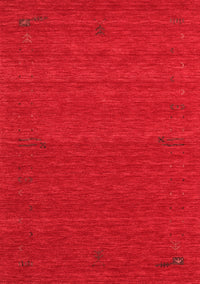 Abstract Red Contemporary Rug, con1638red